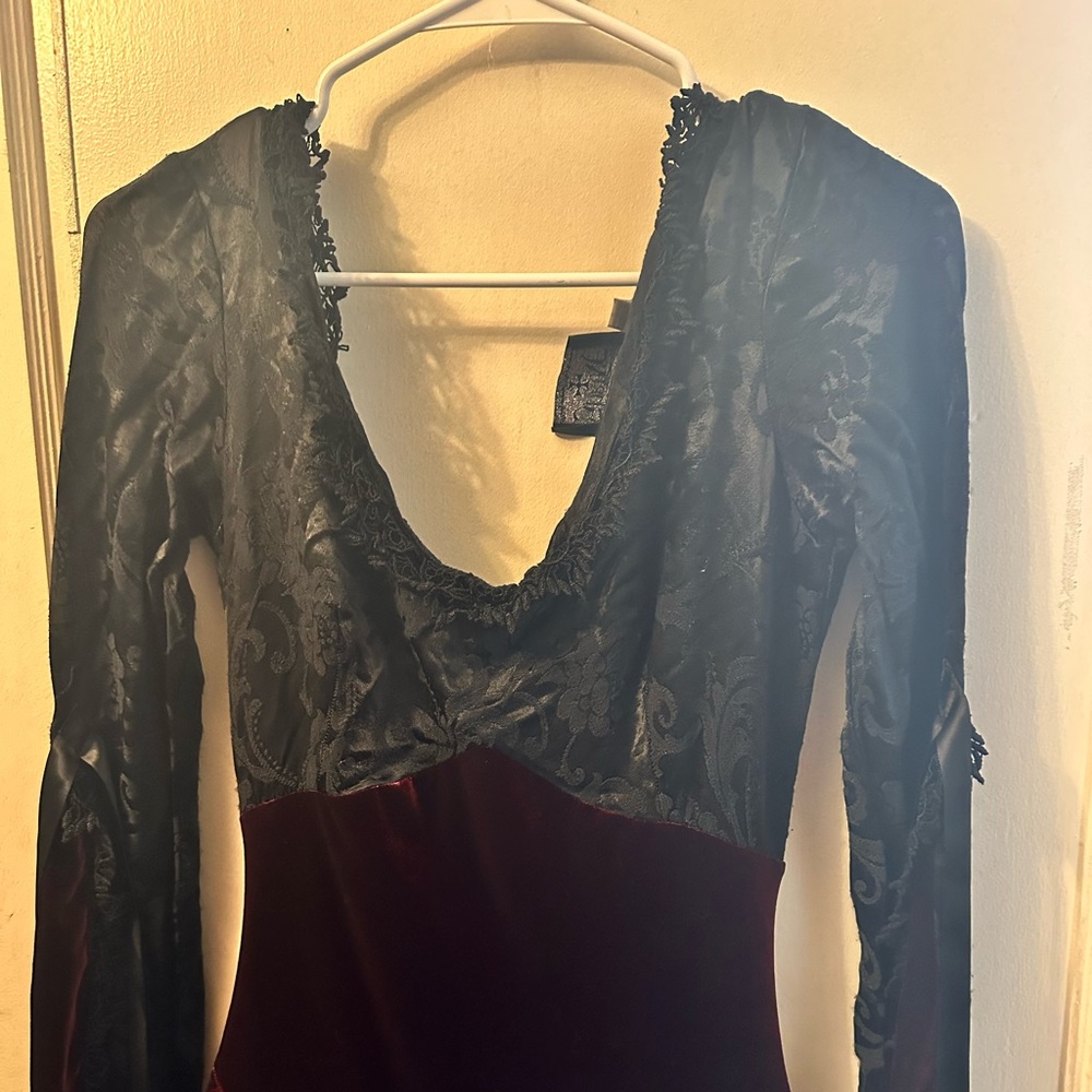 Vintage 90s Shrine Of Hollywood Goth Dress